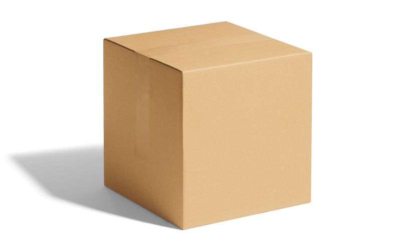 Secure discreet cardboard box